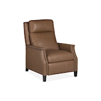 Transitional Alvin Power Recliner with Battery