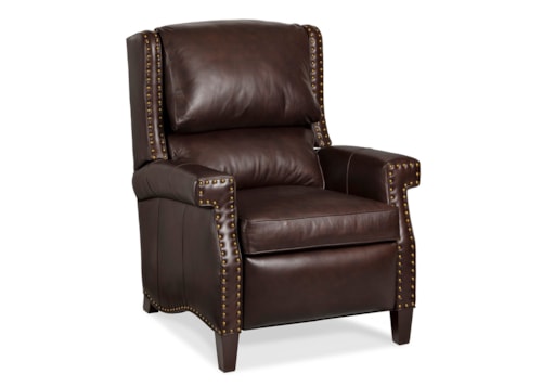 Traditional Manual Recliner with Key Arm