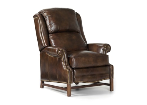 Traditional Sadler High Leg Power Recliner with Battery