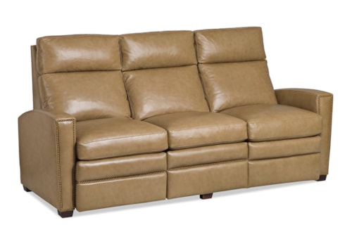 Transitional Acclaim Power Recliner Sofa with Battery