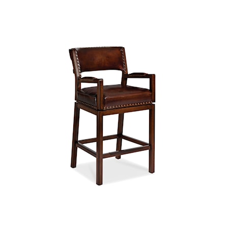 Steele Farm Swivel Bar Stool