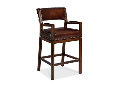 Transitional Steele Farm Swivel Counter Stool