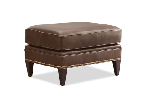 Transitional Tinley Ottoman