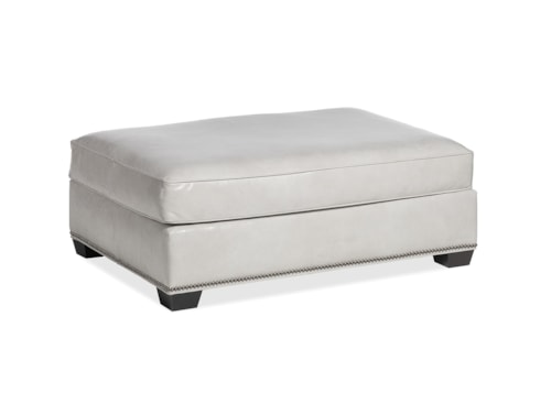Transitional Parisian Chair Ottoman