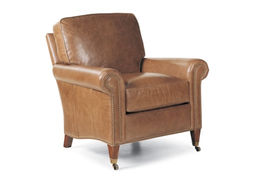 Transitional Reserve Chair with Casters