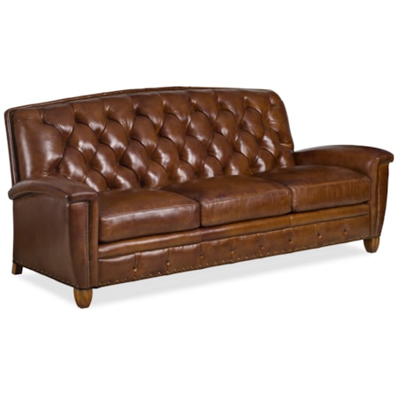 French Curve Sofa With Lacing