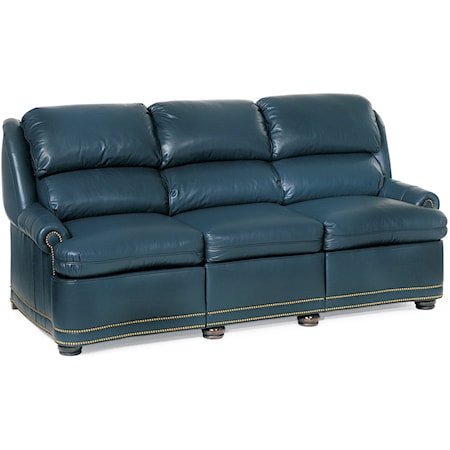 Traditional Austin Power Recliner Sofa with Battery