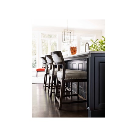 Steele Farm Swivel Bar Stool