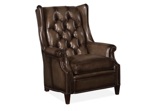 Traditional Accent Chair with Tufted Back