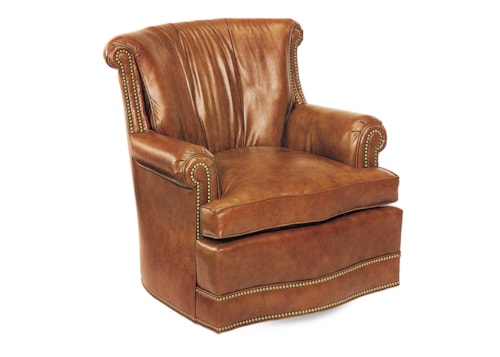 Transitional Sullivan Swivel Gilder Chair