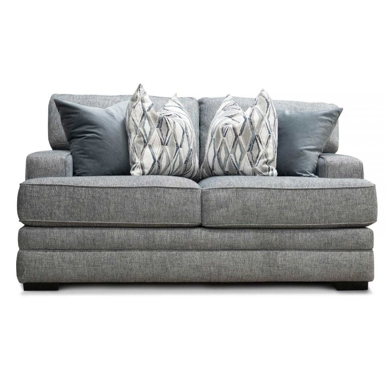 Dallas Sofa Company CAMDEN Camden Grey Loveseat