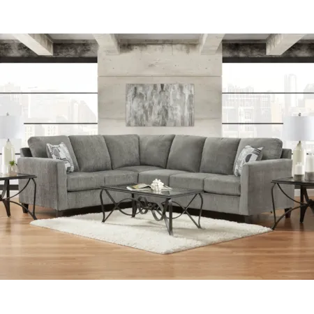 Sims Charcoal Sectional