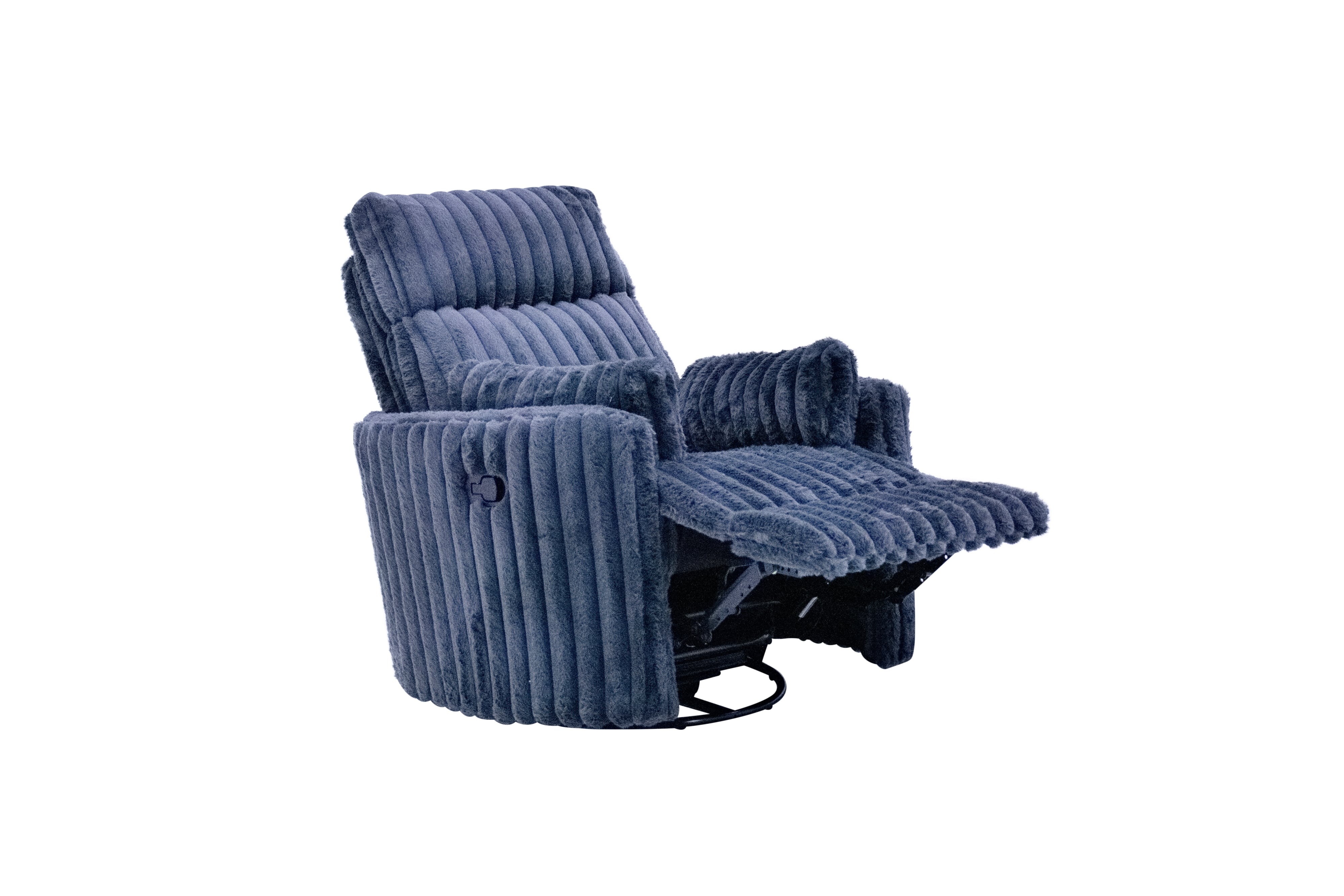 Amanda Charcoal Barrel Chair