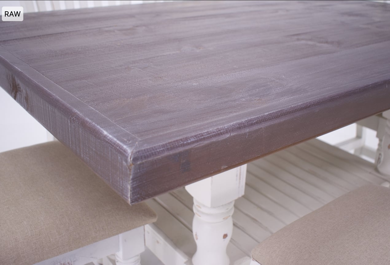 Vintage Martha Martha Pub Table & 6 Stools