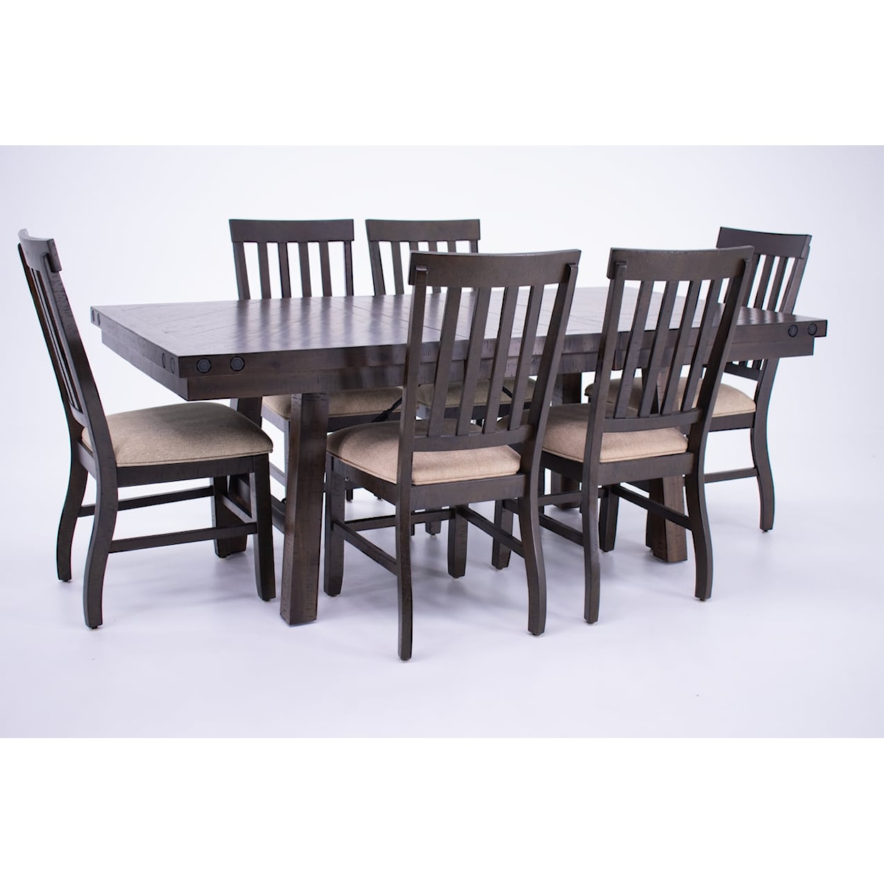 JB Home Ivy Ivy Dining Table & 6 Chairs