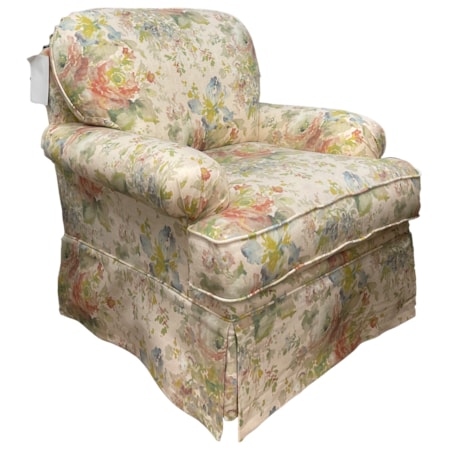 Stationary Skirted Chair
