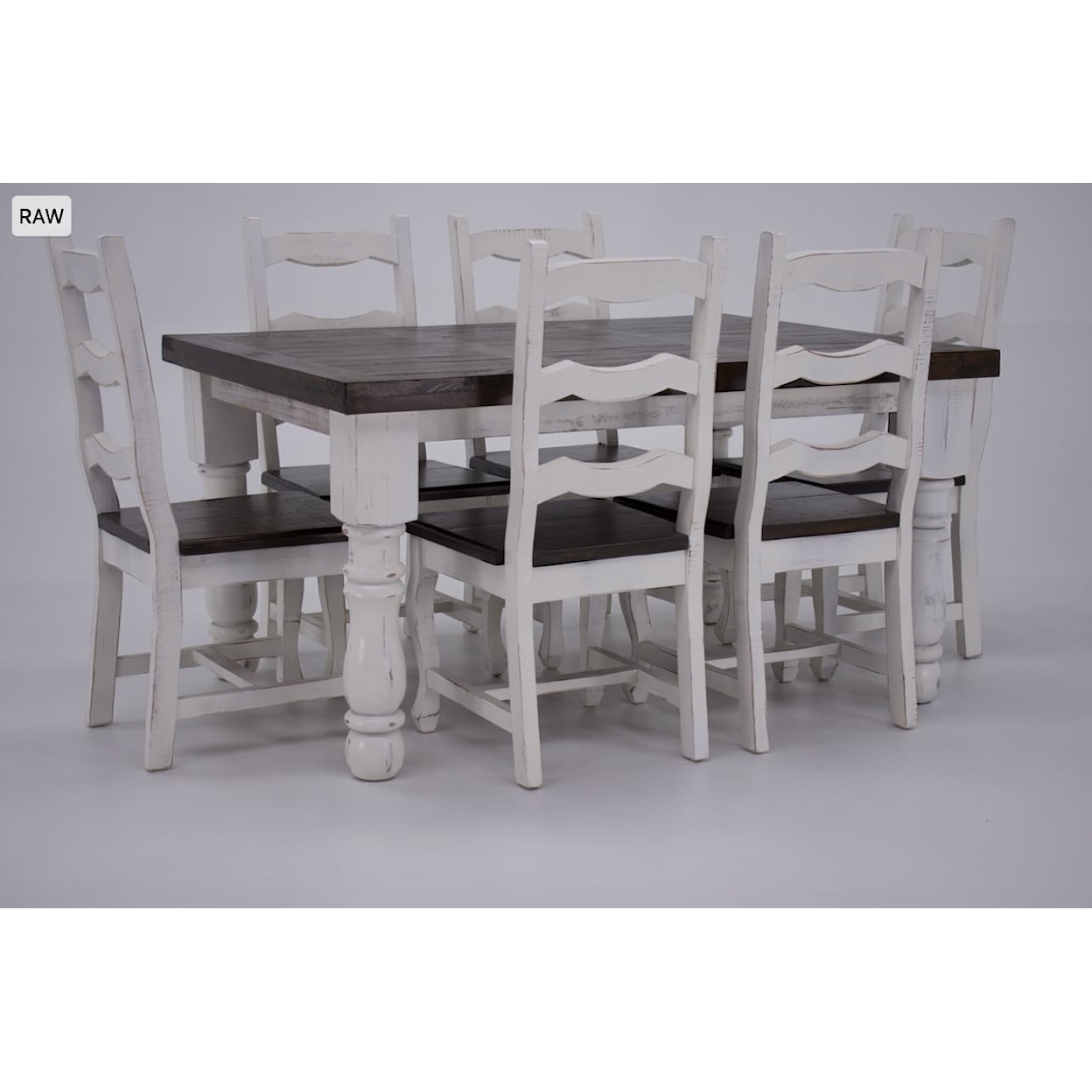 Vintage MANSION Mansion Dining Table & 6 Chairs