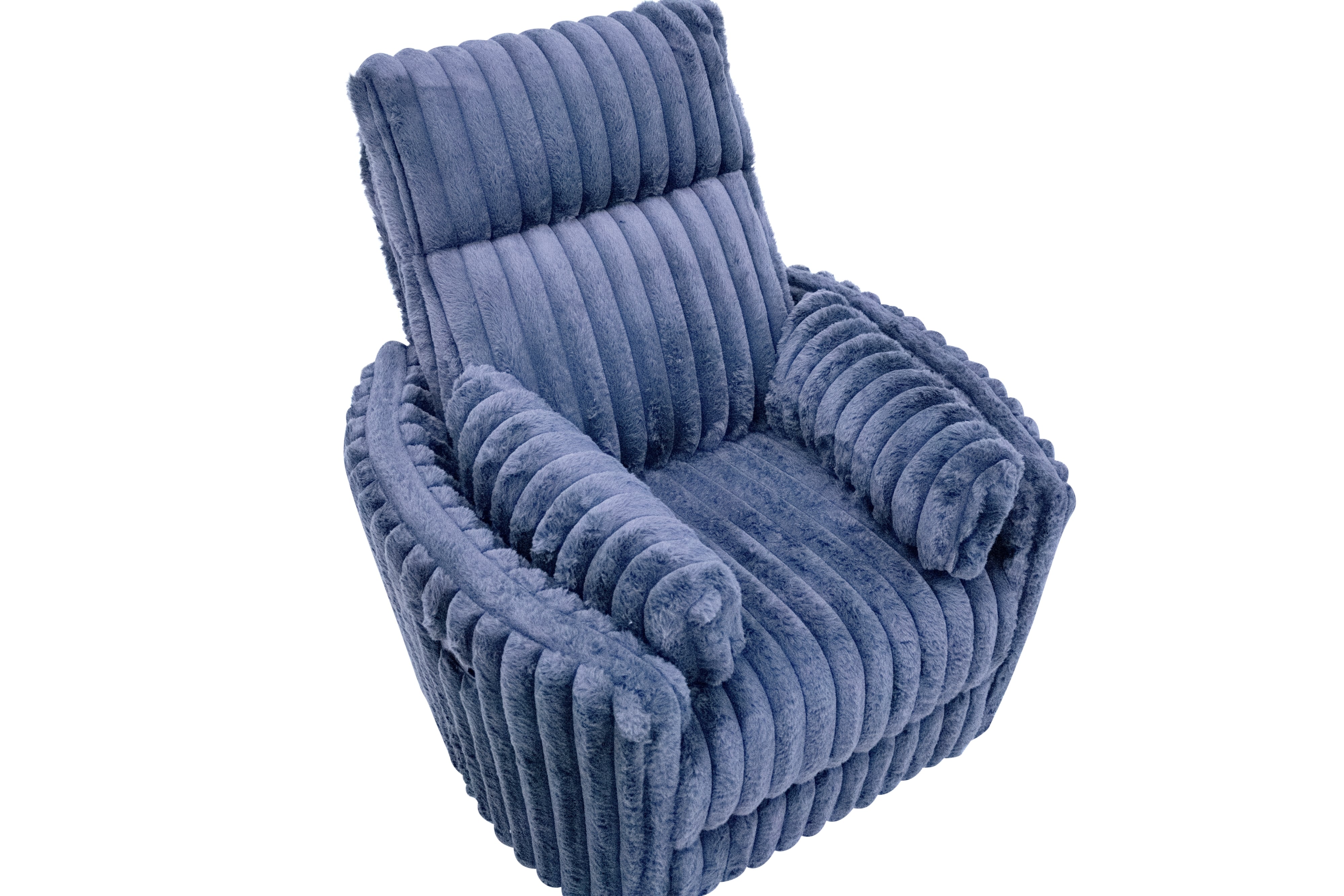 Amanda Charcoal Barrel Chair