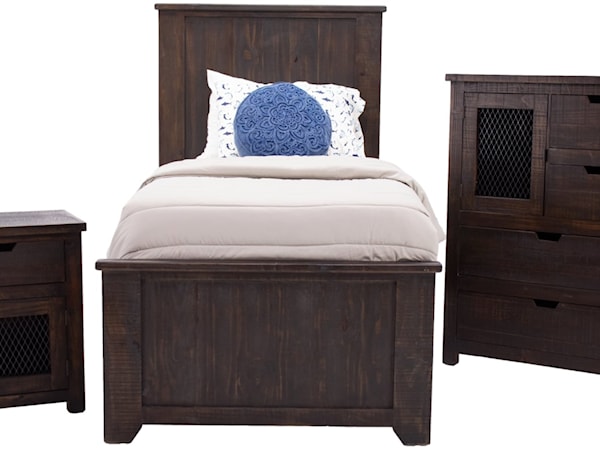 Brooks Twin Bed, Chest & Nightstand