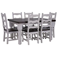 Mansion Dining Table & 6 Chairs