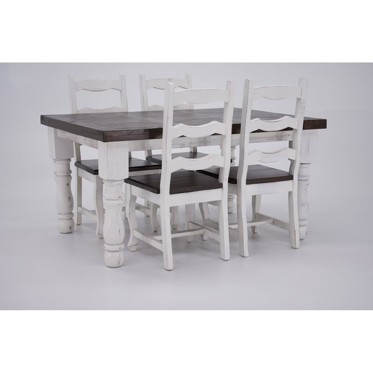 Vintage MANSION Mansion Dining Table & 4 Chairs