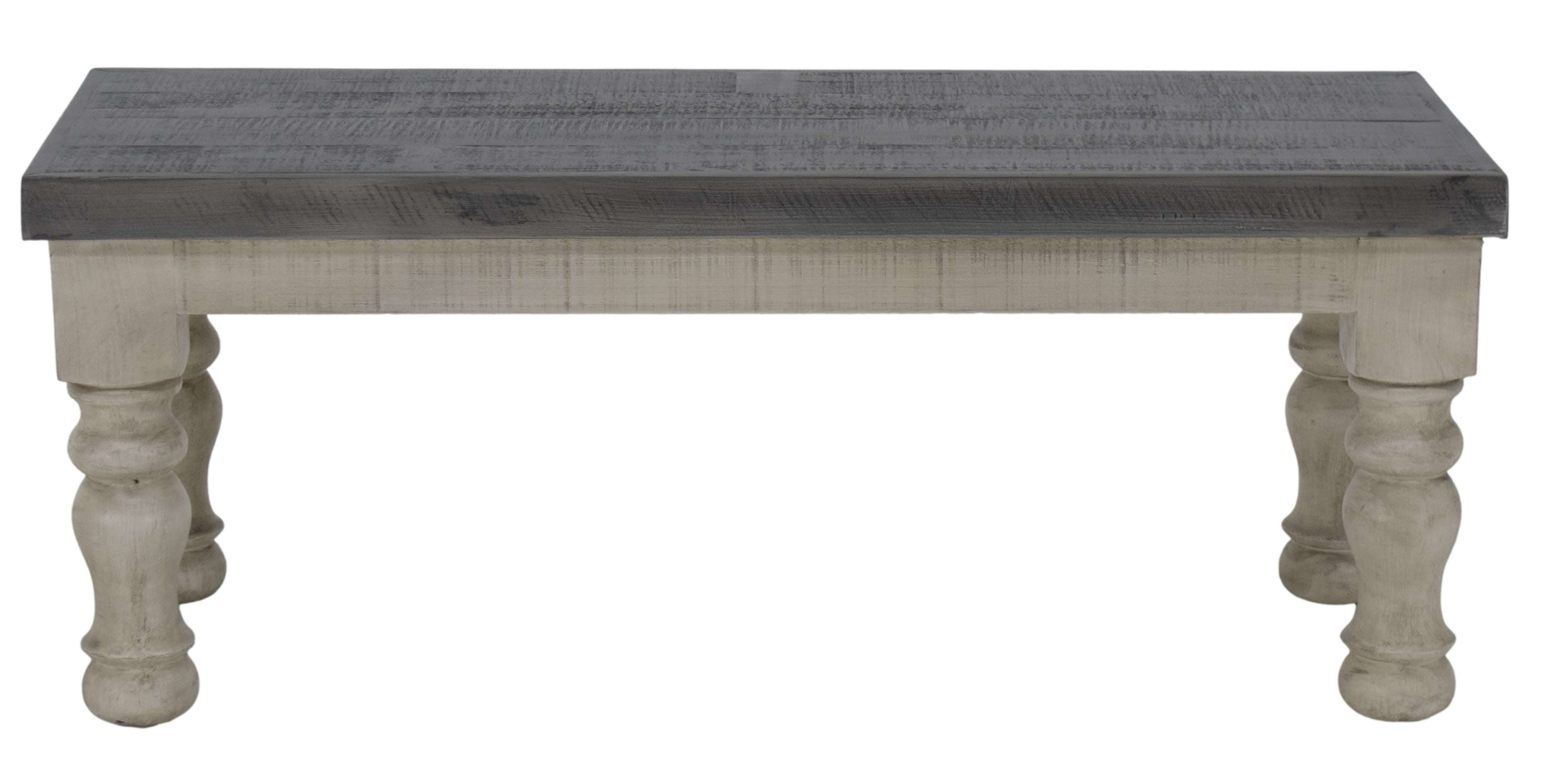 Vintage MANSION Mansion Dove Dining Table, 4 Chairs & Bench