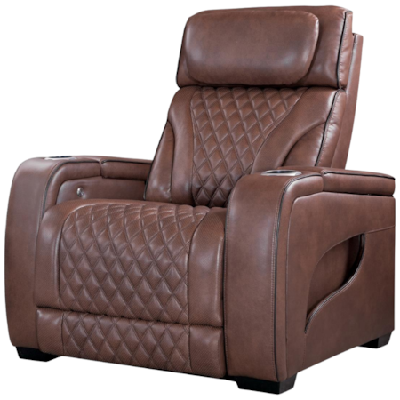 Tuscany-Cinnamon Power Recliner