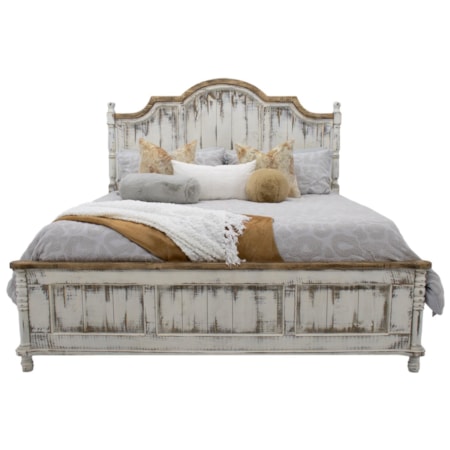 Clarice Jes White King Bed