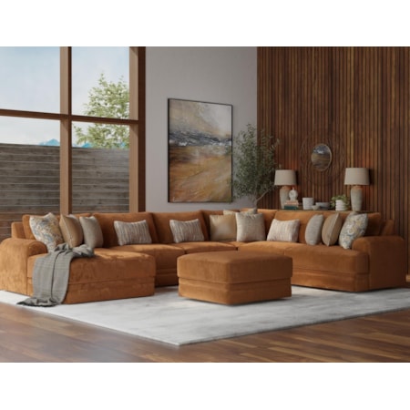 Stipple-Brick Sectional