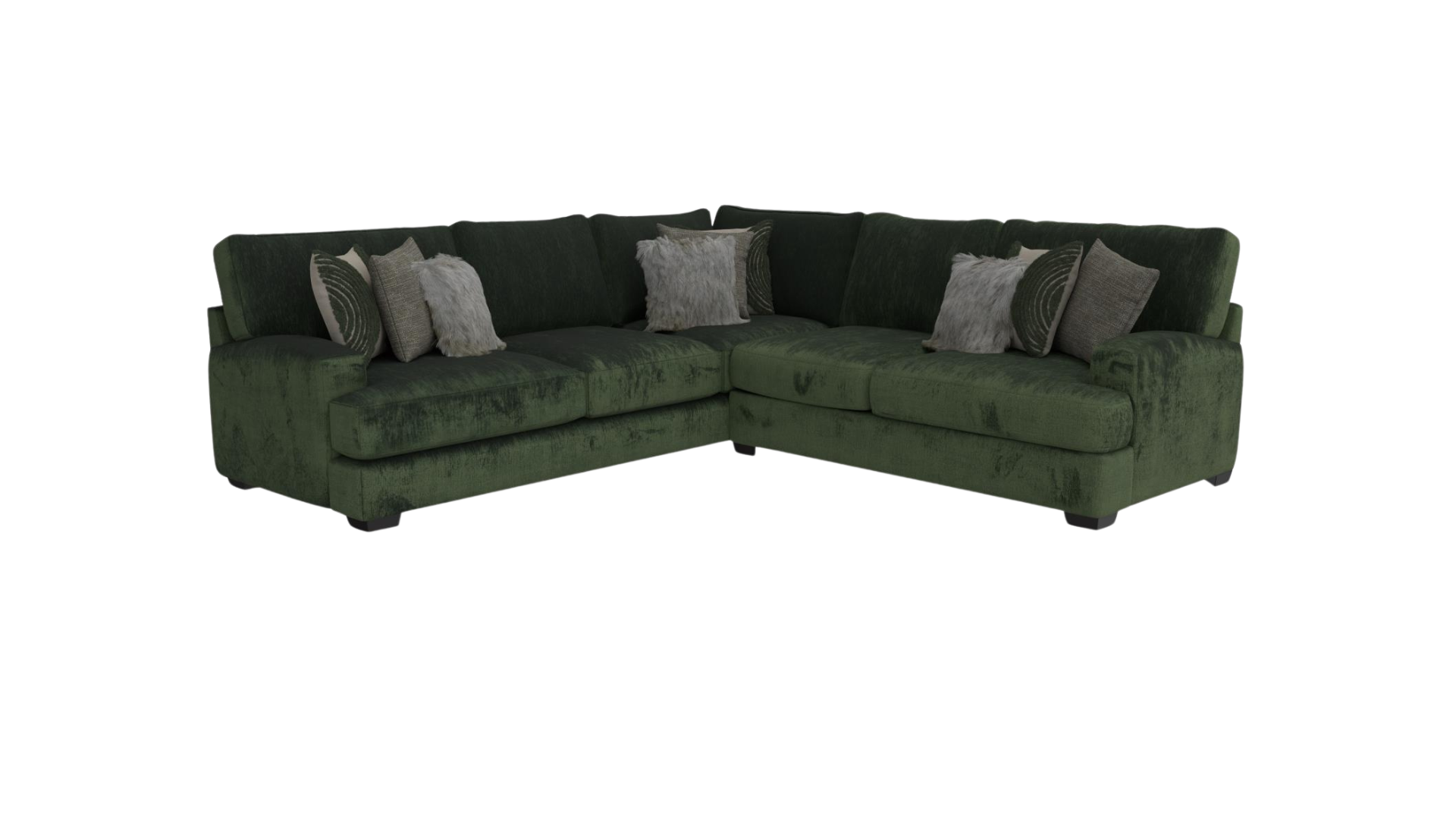 Luscious Pine Sectional Sofa