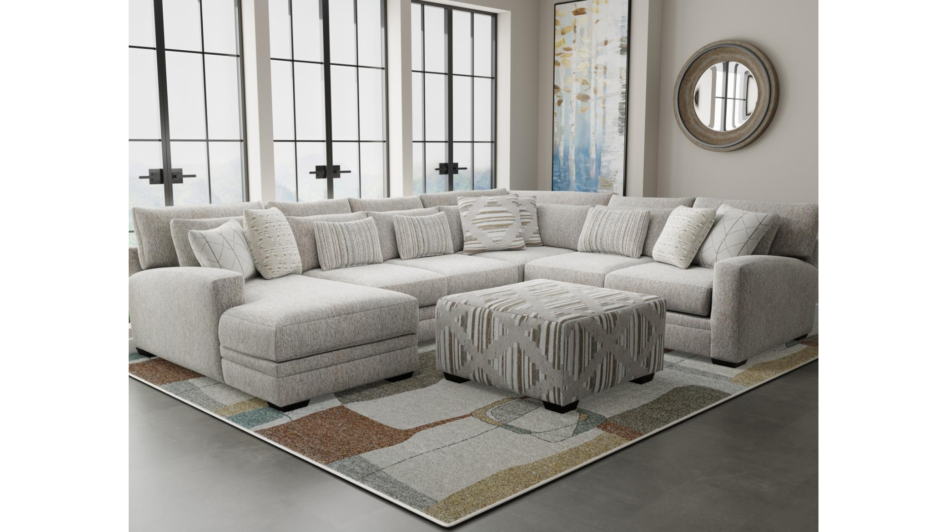 Wildthing Wheat Sectional Sofa