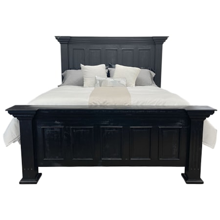 Chalet Black Queen Bed