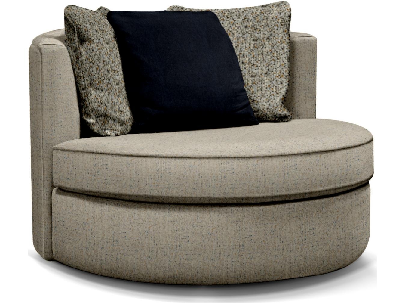 Swivel Barrel Chair