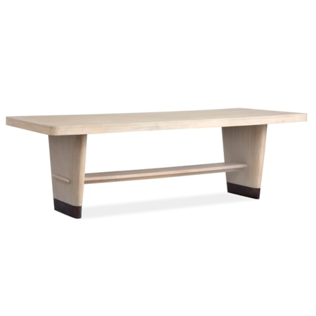 Rectangular Trestle Dining Table