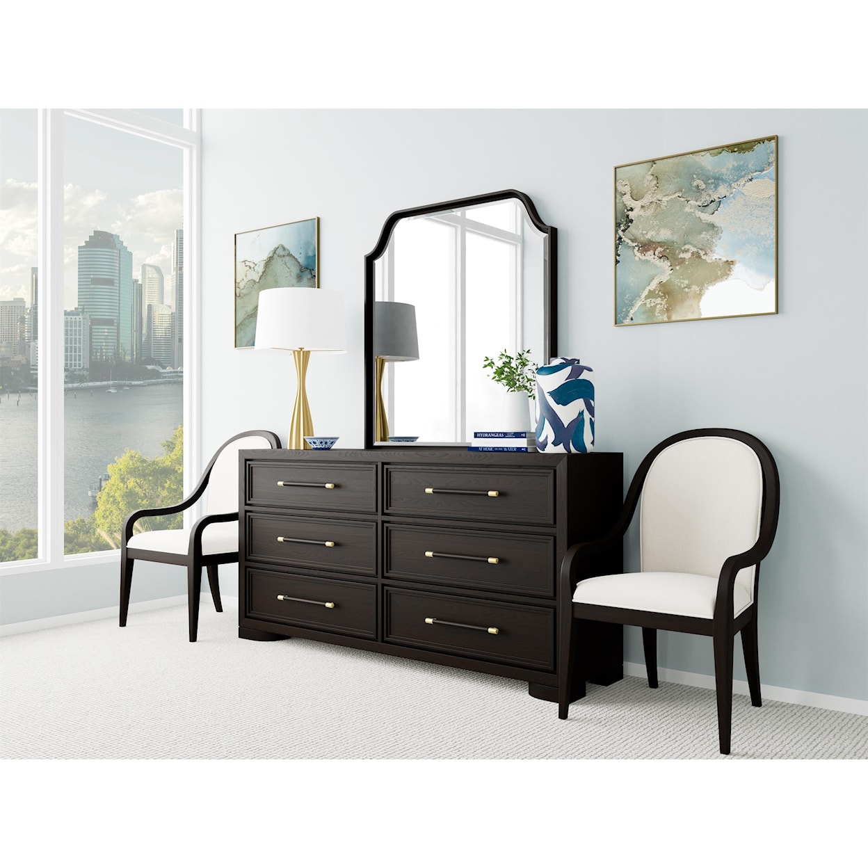 Riverside Furniture Lydia 6-Drawer Dresser