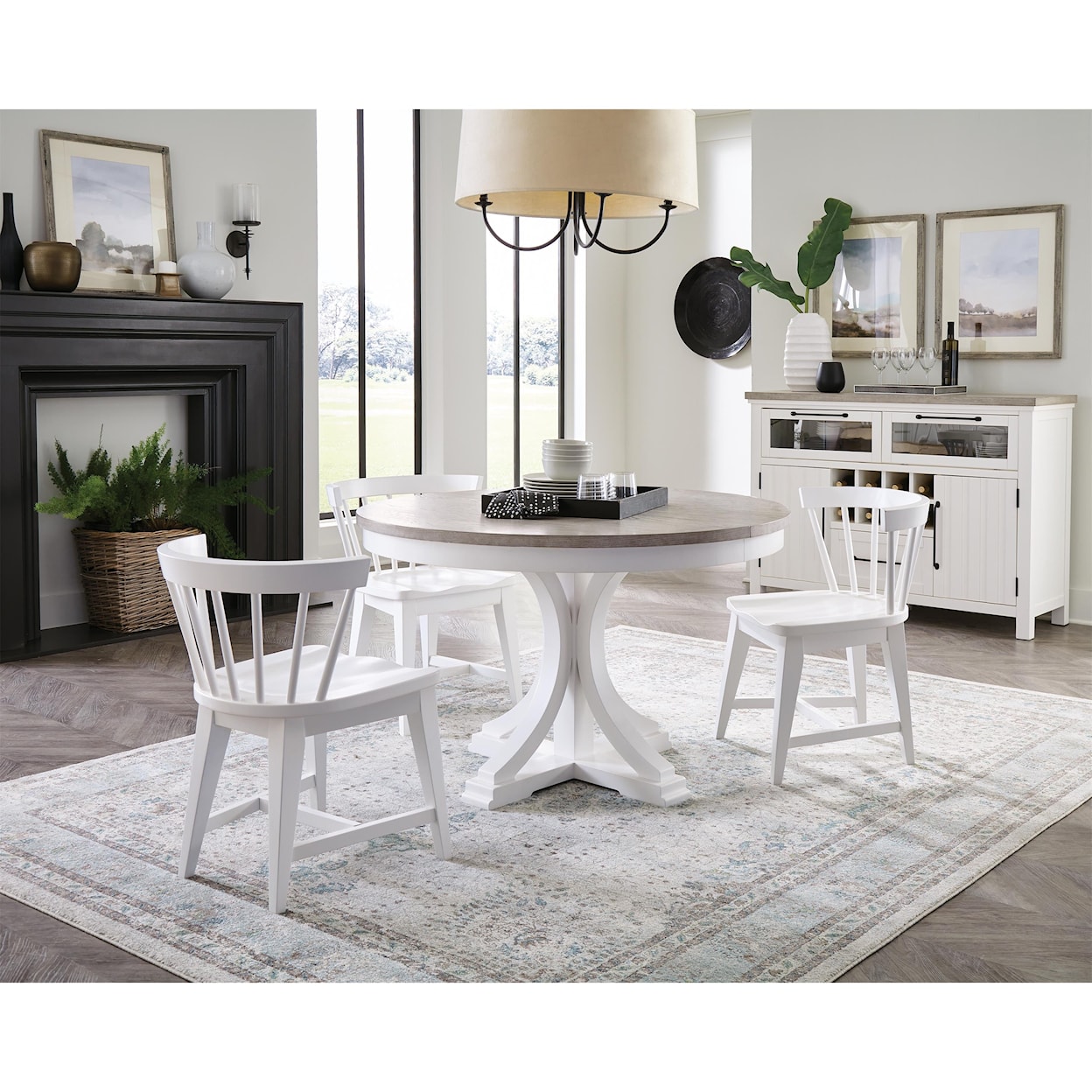 Riverside Furniture Cora Round Pedestal Table