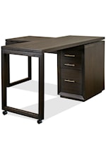 Riverside Furniture Prelude Contemporary Swivel Lift-top L-desk