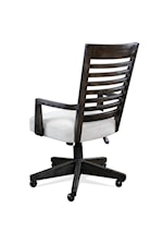 Riverside Furniture Fresh Perspectives Contemporary Upholstered Desk Chair with Adjustable Seat