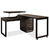 Riverside Furniture Prelude Swivel Lift-top L-desk