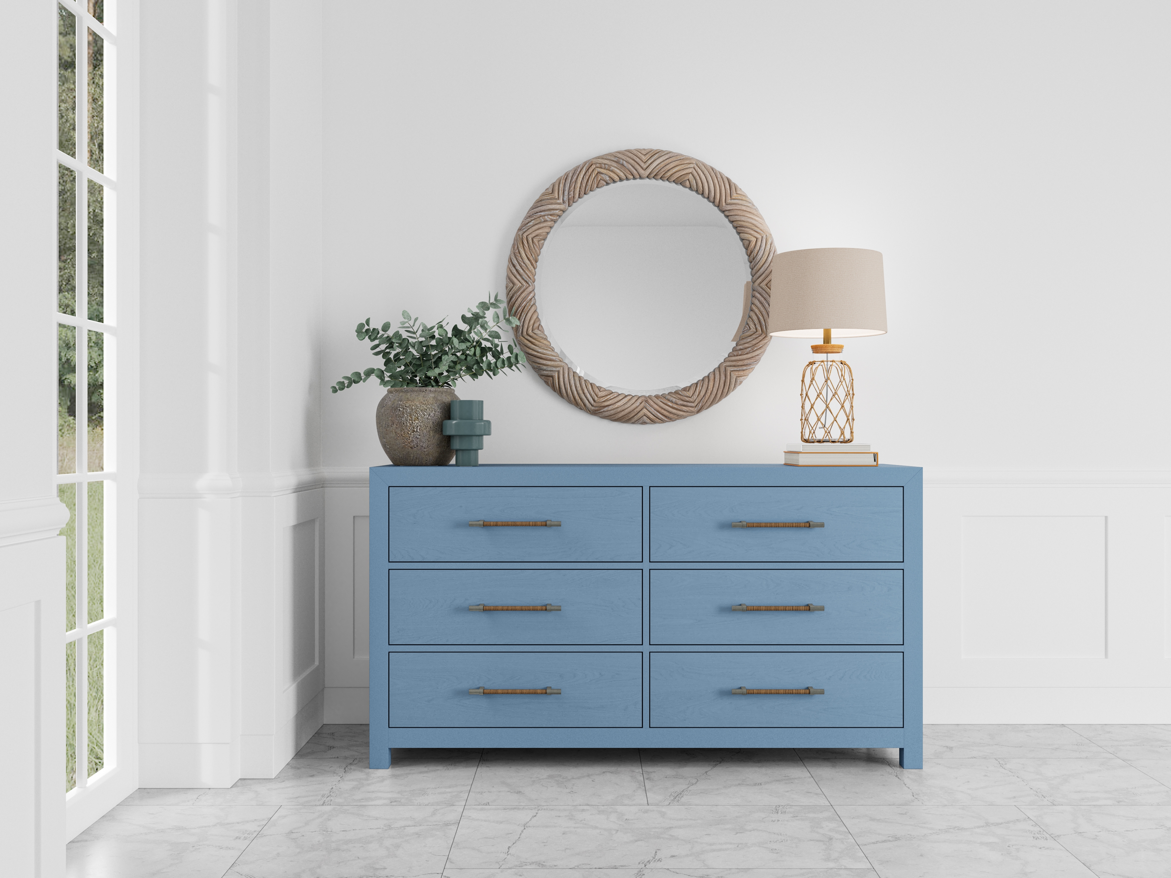 Riverside Furniture Rosalie 300441861 Contemporary 6-Drawer