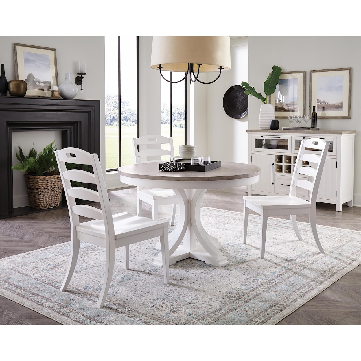 Riverside Furniture Cora Round Pedestal Table