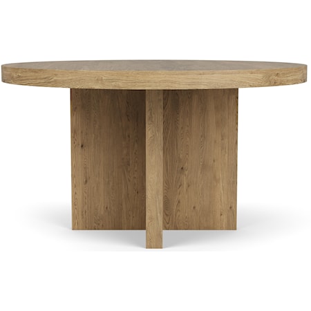 Transitional Round Dining Table