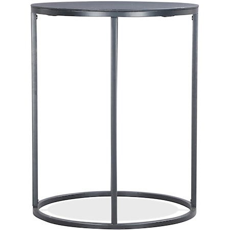 Contemporary Round End Table