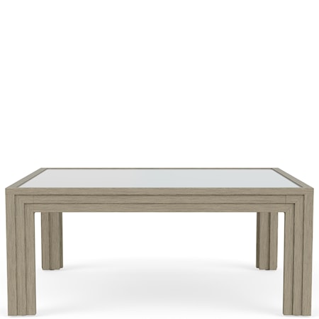 Square Glass Cocktail Table