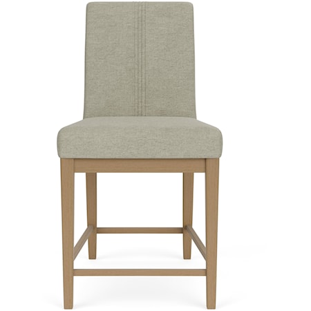 Transitional Upholstered Counter-Height Chair