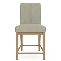 Transitional Upholstered Counter-Height Chair