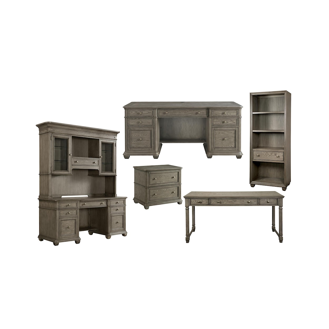 Riverside Furniture Sloane Credenza and Hutch