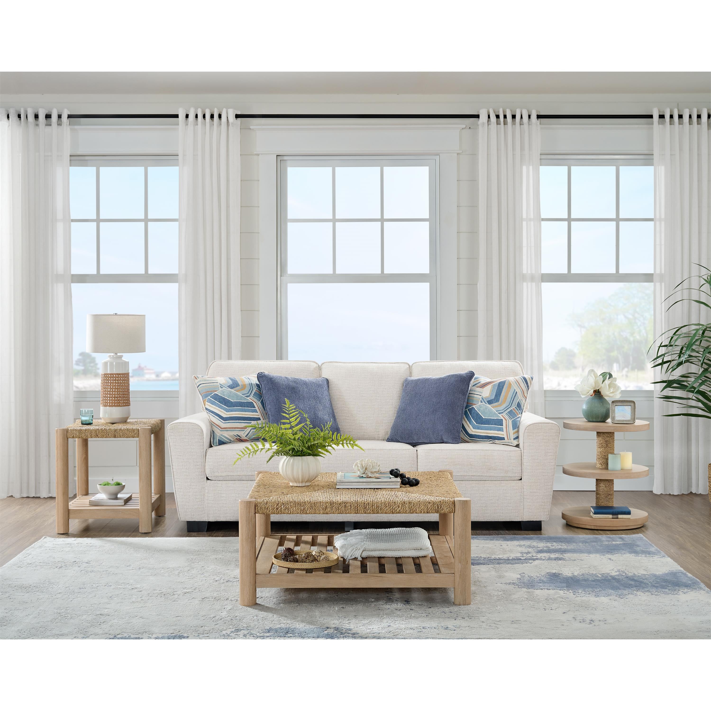 Woven Square Cocktail Table