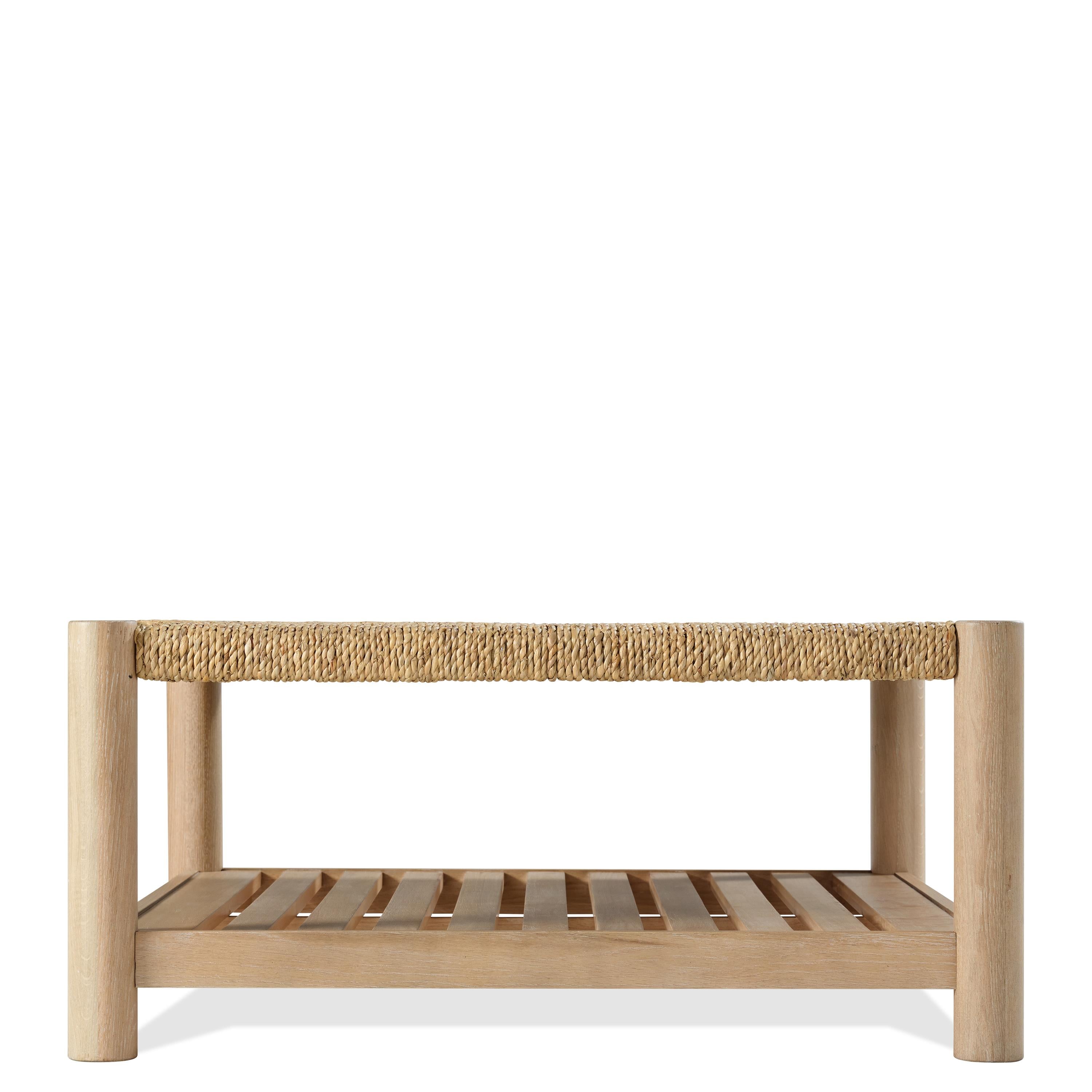 Woven Square Cocktail Table