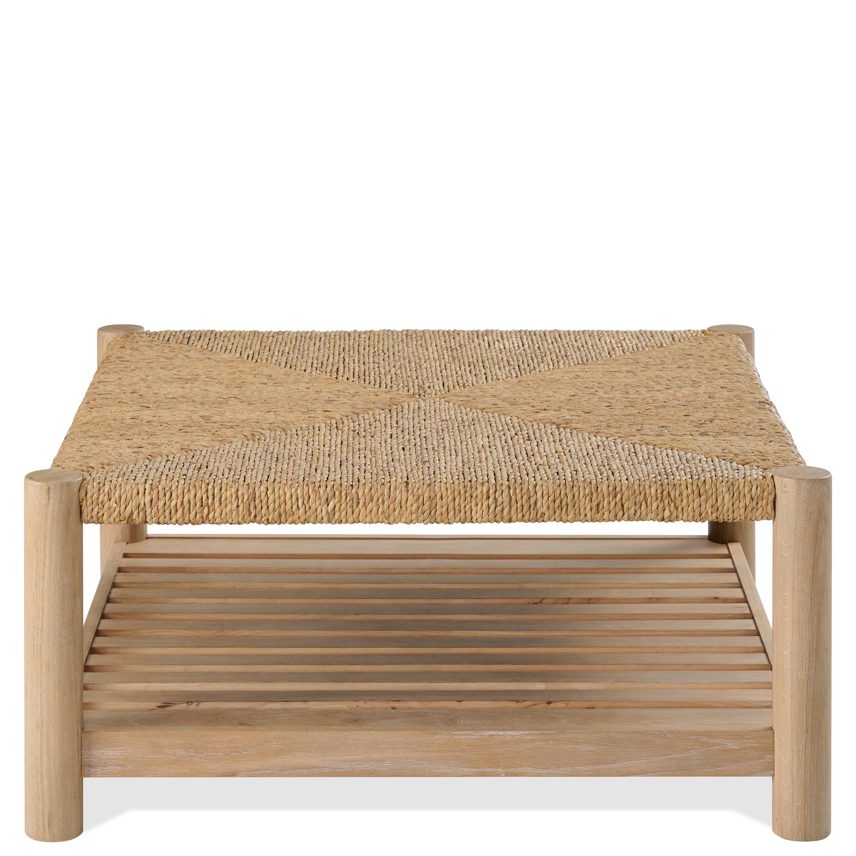 Woven Square Cocktail Table